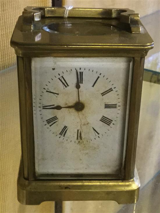 Brass carriage clock